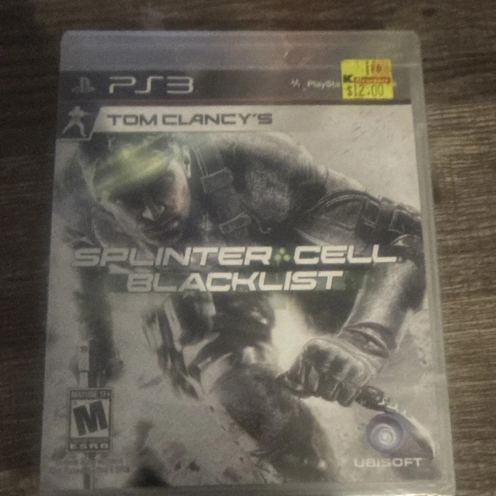 Ubisoft Tom Clancy's Splinter Cell: Blacklist Sony PlayStation 3 PS3 M